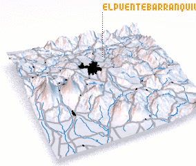 3d view of El Puente Barranquillo