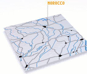 3d view of Morocco