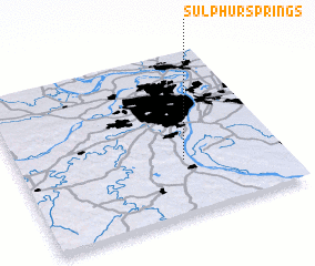 3d view of Sulphur Springs