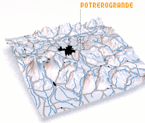 3d view of Potrero Grande