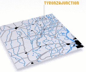 3d view of Tyronza Junction