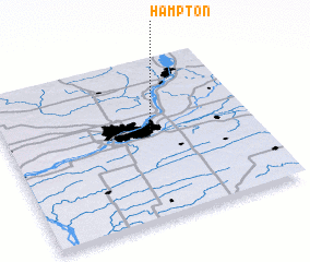 3d view of Hampton