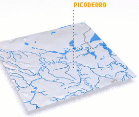 3d view of Pico de Oro