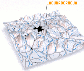 3d view of Laguna Bermeja