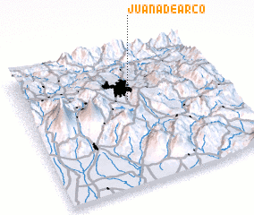 3d view of Juana de Arco