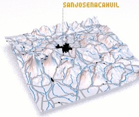 3d view of San José Nacahuil