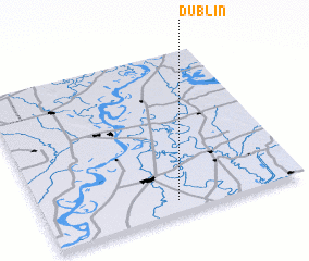 3d view of Dublin