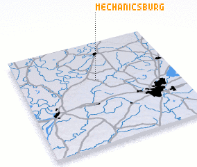 3d view of Mechanicsburg