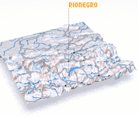 3d view of Río Negro