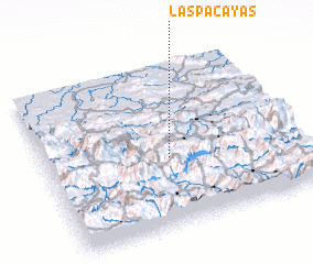 3d view of Las Pacayas