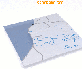 3d view of San Francisco