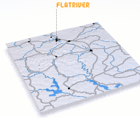 3d view of Flat River