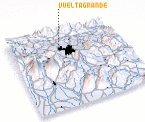 3d view of Vuelta Grande