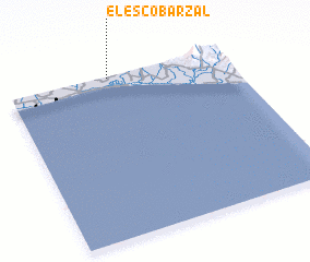 3d view of El Escobarzal