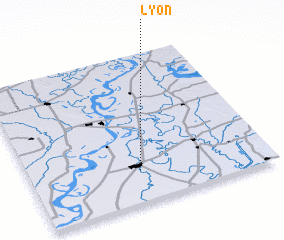 3d view of Lyon