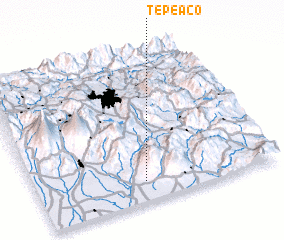 3d view of Tepeaco