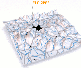 3d view of El Ciprés