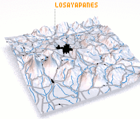 3d view of Los Ayapanes