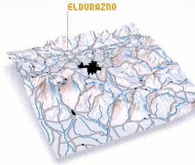 3d view of El Durazno