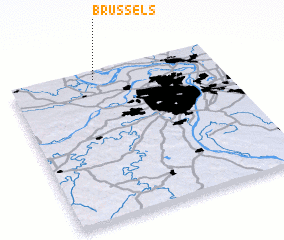 3d view of Brussels