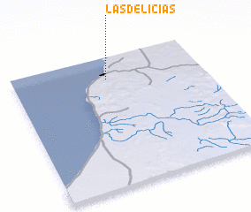 3d view of Las Delicias