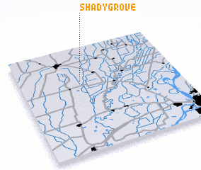 3d view of Shady Grove