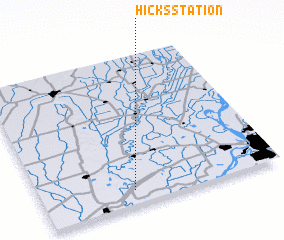 3d view of Hicks Station