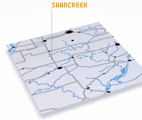 3d view of Swan Creek