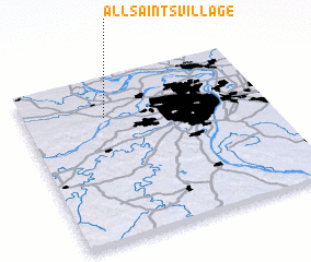 3d view of All Saints Village