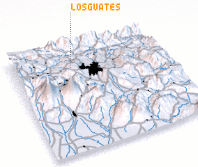 3d view of Los Guates