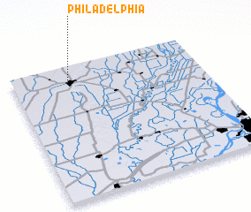 3d view of Philadelphia