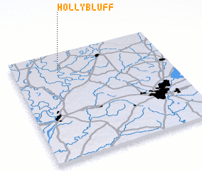 3d view of Holly Bluff