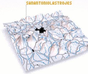 3d view of San Antonio Las Trojes