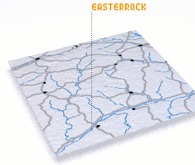 3d view of Easter Rock