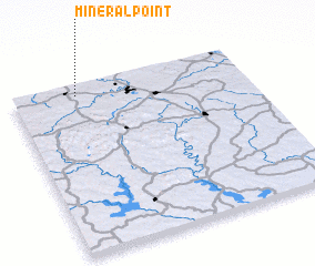 3d view of Mineral Point