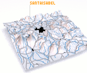 3d view of Santa Isabel