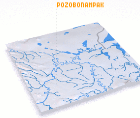 3d view of Pozo Bonampak