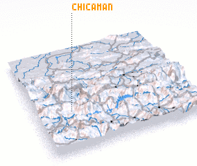 3d view of Chicamán