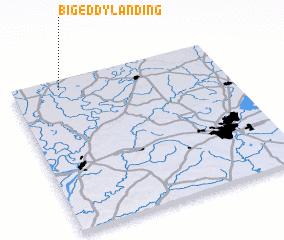 3d view of Big Eddy Landing