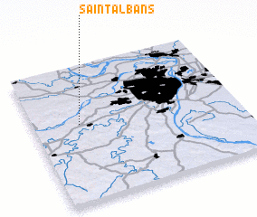 3d view of Saint Albans