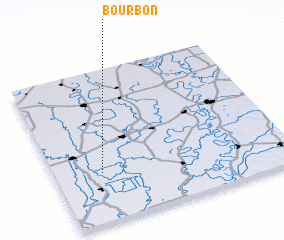 3d view of Bourbon