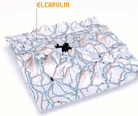 3d view of El Capulín