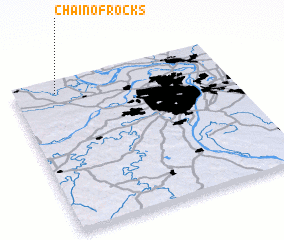 3d view of Chain of Rocks