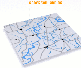 3d view of Anderson Landing