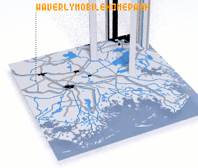 3d view of Waverly Mobile Home Park