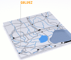 3d view of Galvez