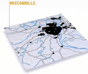 3d view of Moscow Mills