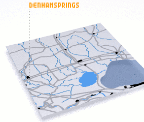 3d view of Denham Springs
