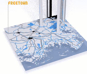 3d view of Freetown