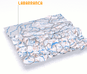 3d view of La Barranca